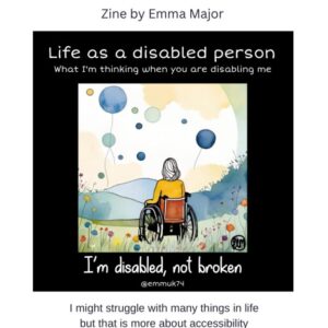 Life as a Disabled Person Tiny Zine